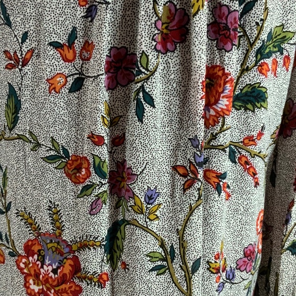 Anthropologie Mauve Janie Floral Peasant Boho Top Size 8 - Picture 6 of 9